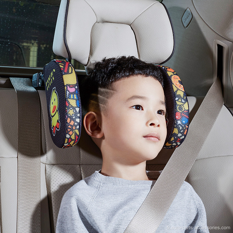 Oreiller de la voiture de voiture pour enfants mousse à mémoire respirante
