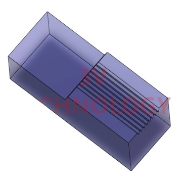 Custom Optical Fiber V-Groove Chip Fiber Holder