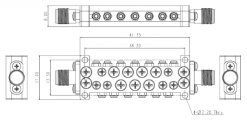 High Frequency 28-40GHz Cavity Filter