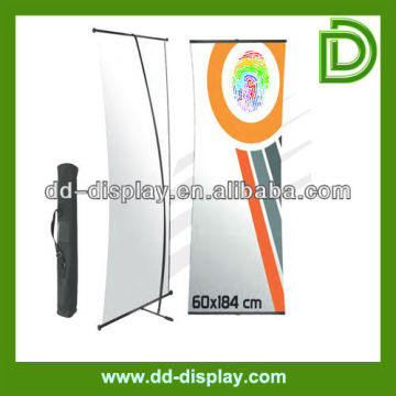 elastic plasticl shape banner stand,we also supply printing