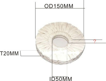 good cotton made Bias cloth wheel