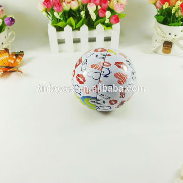 factory price ball shaped tin box for candy
ball shaped tin box
Material
