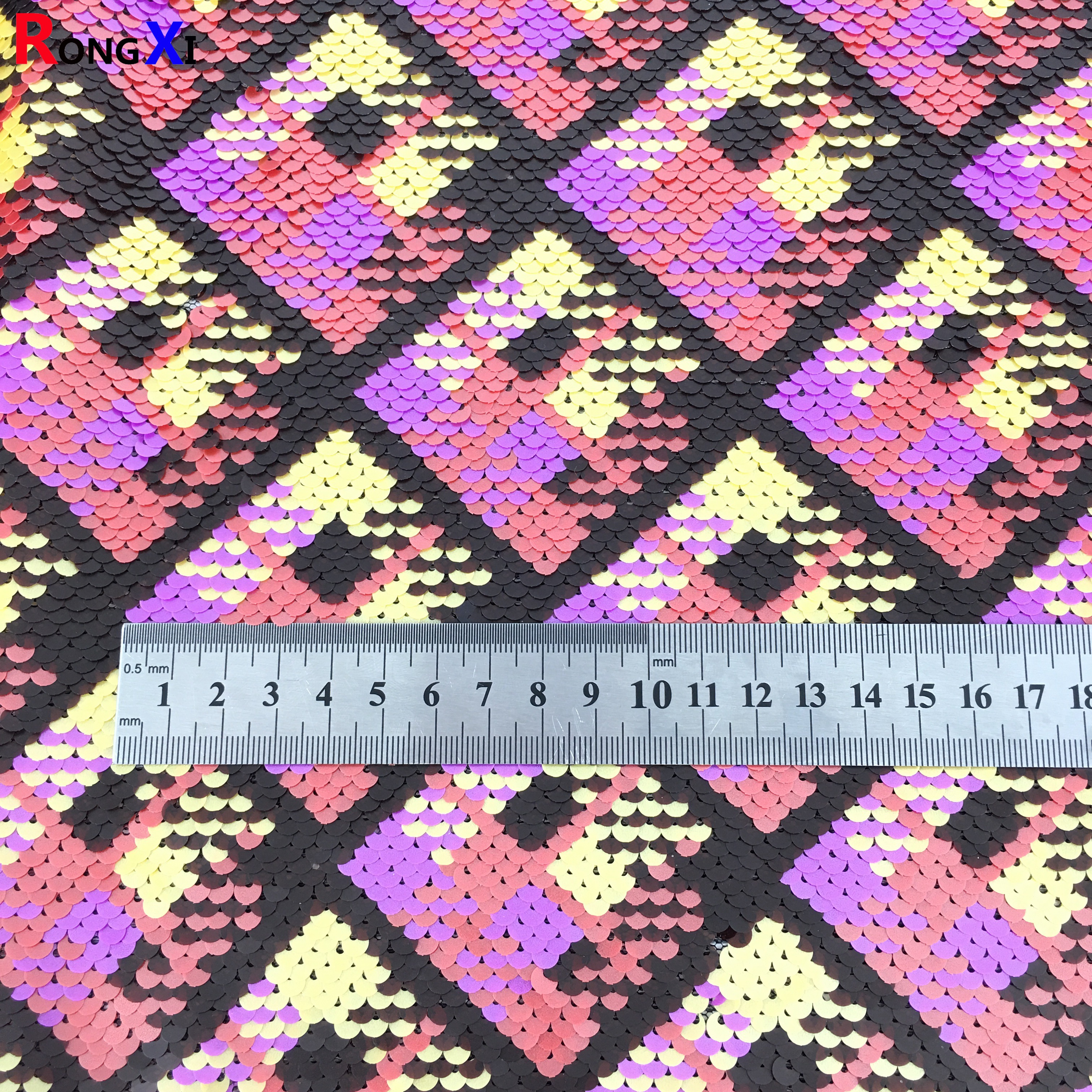 RXF0731  5mm Sequin Fabric Online India Made In China