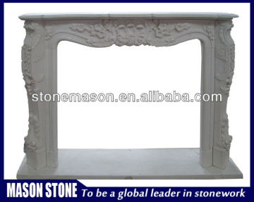 Beautiful marble fireplace frame