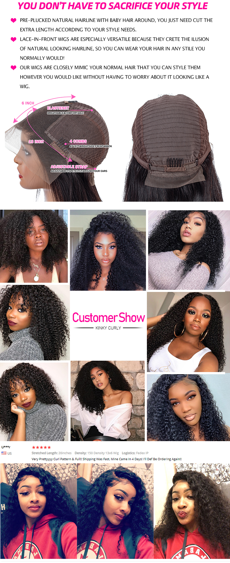 Wholesale kinky curly human hair wigs for black women,virgin kinky curly hd transparent swiss lace front wig with baby hair