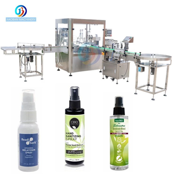 JB-PX4 Automatic Spray Deodorant Hotel Shampoo Bottle Body Butter Shower Gel Filling Machine / Mouth Wash Bottling Machine Line