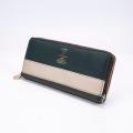 PU Material Green Ladies Wallet