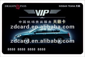 Silver VIP Card / Silver Printing VIP Card / Silver Plastic PVC VIP Card