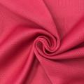 polyester plain dyed bird eye knitting fabric