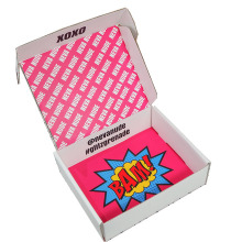 Caixa postal de luxo de papel rígido para envio de cosméticos Conjunto de cosméticos para envio de produtos para a pele embalagens de papelão ondulado