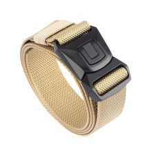 Gold Nylon Braided Flat Belt Strap for Training