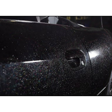 Super gloss coal car vinyl wrap.