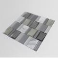 New Product Kitchen White Gray Glass Mosaic Ceramic