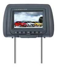 7 Inch Headrest TFT-LCD Monitor or DVD Player with IR FM