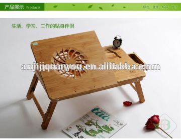 new design Bamboo foldable bed table tray