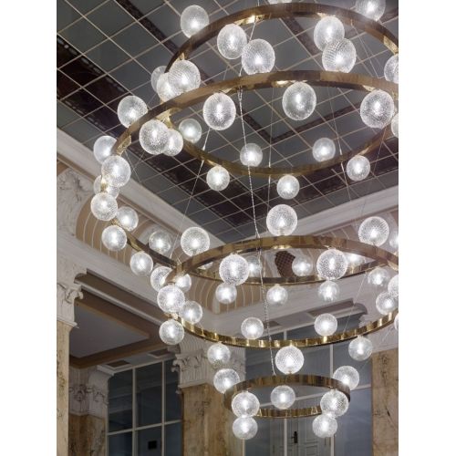 Personnalisation Grande lustre en cristal de plafond de luxe