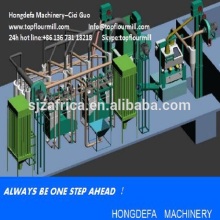 china full automatic flour milling machines 20t per day