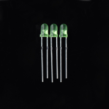 3mm Green Through-hole LED for LED Indicator