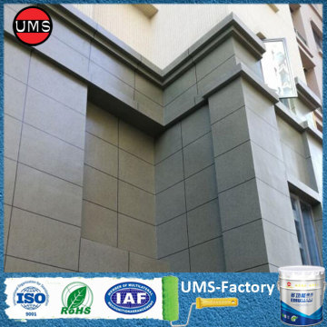 Exterior masonry rock effect paint grey