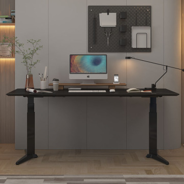 Kantor Adjustable Desk Desain Kaki Berlian 3 Segmen