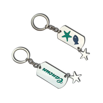 Custom Name Tag Keychain