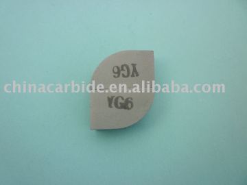YG6 Carbide Brazed Tips