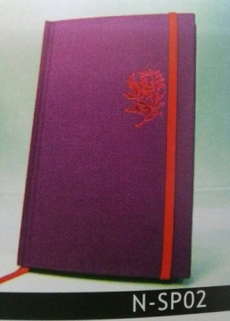 Purple Silk Cotton Cover Notebook?