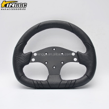 Universal PU Leather Steering Wheel Cover for Car Racing