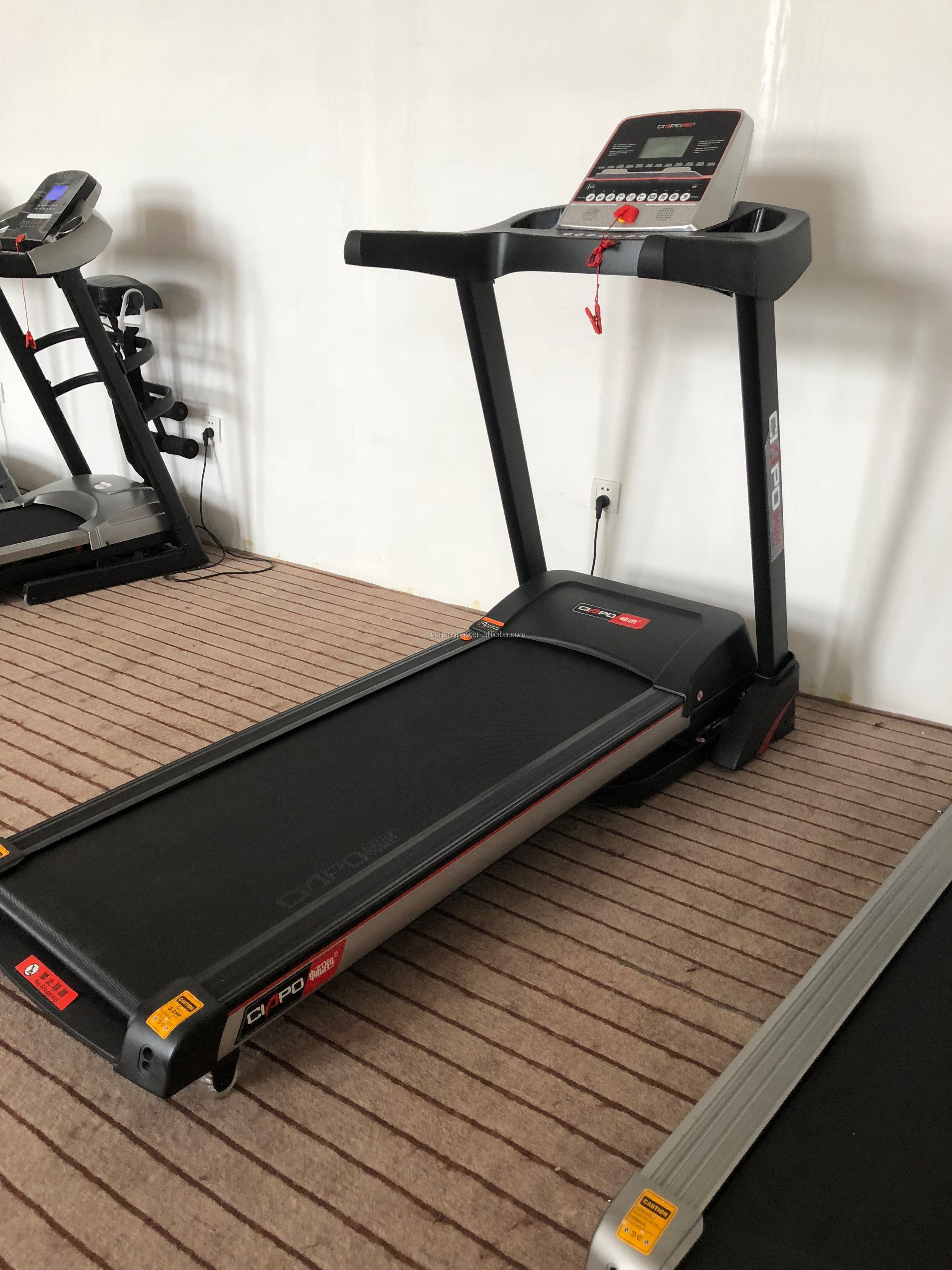 Best seller super quality electric treadmill  video screen multi function peak 3HP continuous 1 HP DC motor treadmill  CP-A4