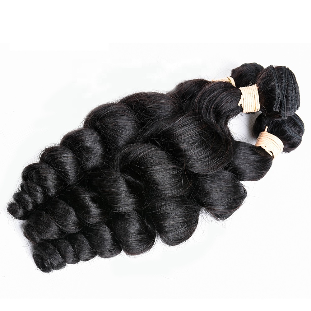 factory selling 100% virgin luxury loose wave hair extension for women