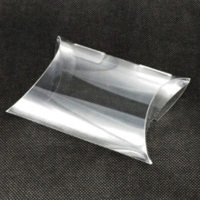 Boîte d&#39;oreiller en plastique transparent disponible sur mesure