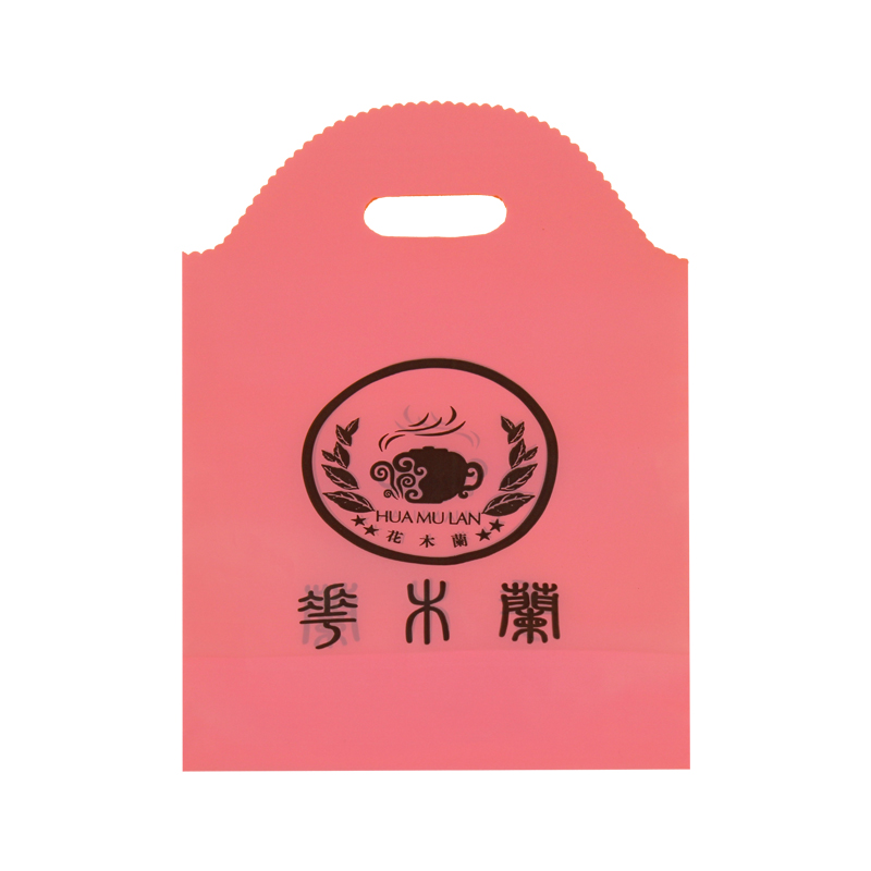 Recycled Disposable Die Cut Bag With Printing Logo