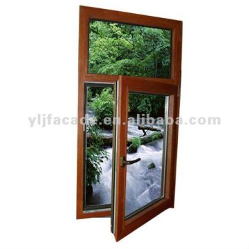 Splendent Aluminium Wood composite Window