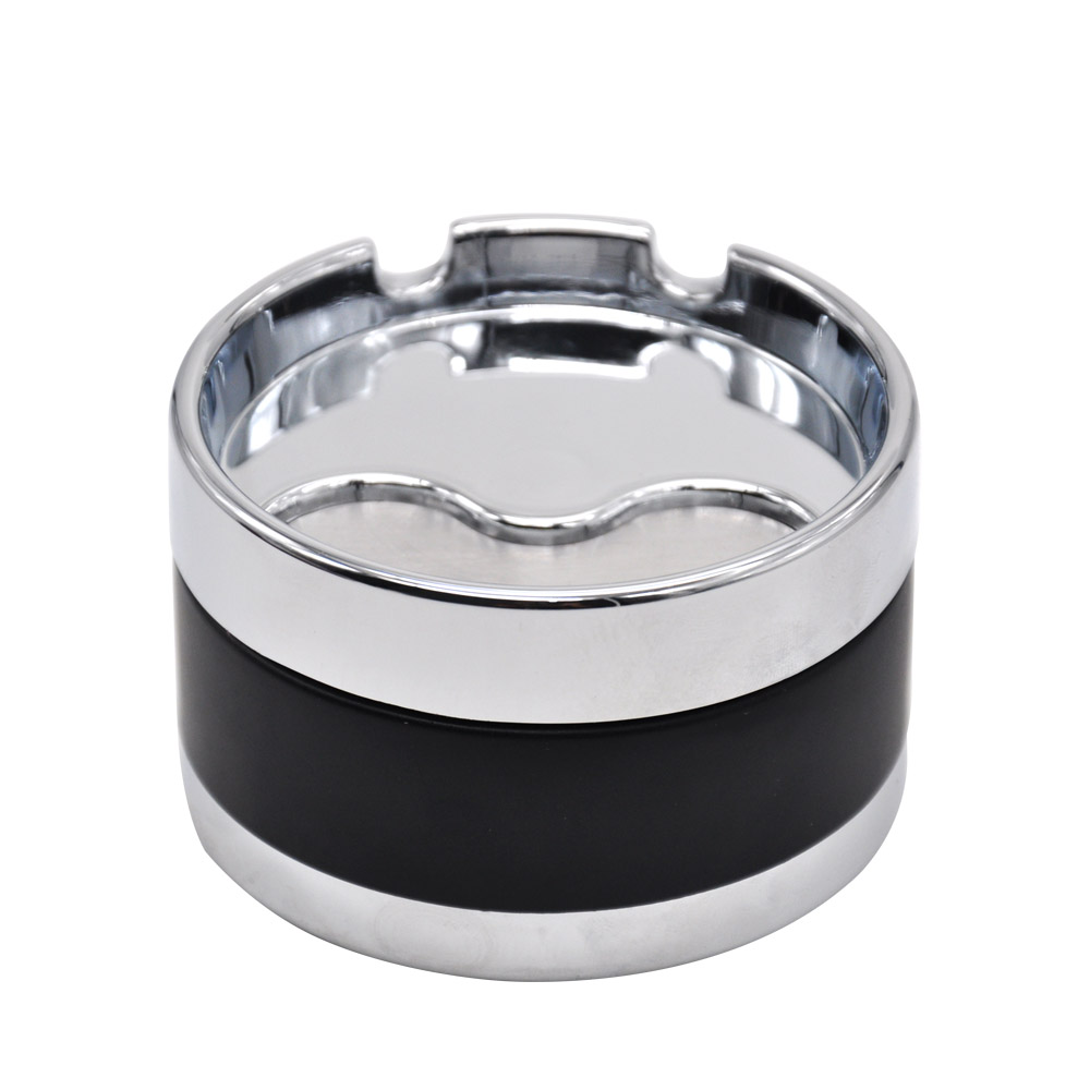 Premium Stainless Steel Extinguishing Rotary Lid Ashtray Cigarette Cup Car Butt Bucket Smoke Ash Holder Stand Buckets