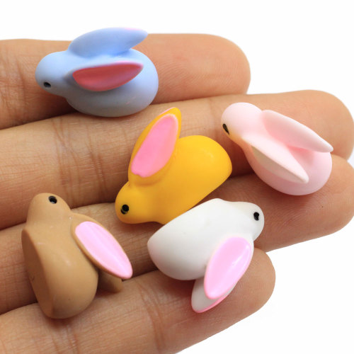 New Arrived 3D Resin Rabbit DIY Craft Artificial Kawaii Animal Children Fairy Garden Δώρα παιχνιδιών Δώρα Διακόσμηση σπιτιού