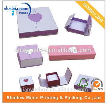 Rectangle folding paper jewellery paper box for jewelry