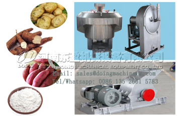 Sweet potato starch processing machine