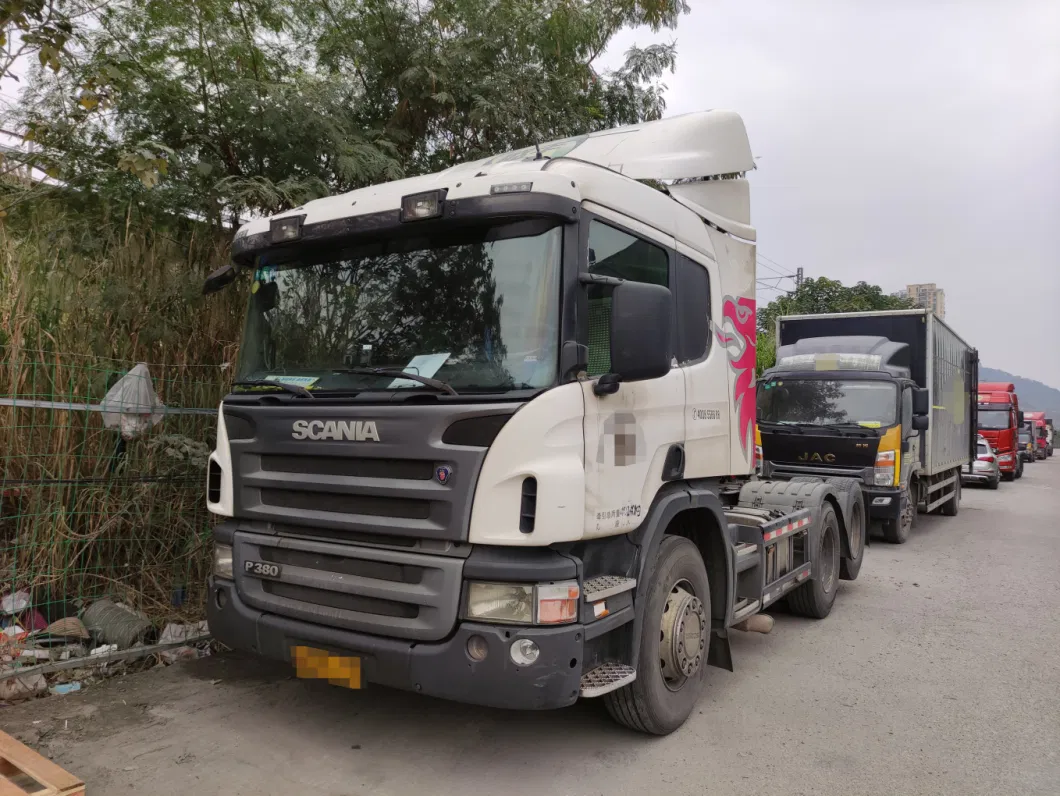 Scania P380 Used Trucks White Van Tractor Truck