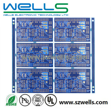 Lead Free Hal PCB, Blue Soldermask PCB