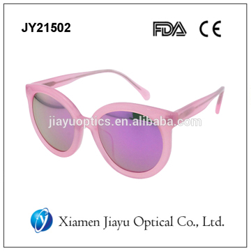 fashion pink revo lens ladies acetate polarized sunglasses