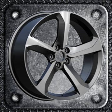 Replica alloy wheels five holes for Audi cars