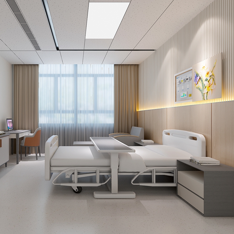 Unit kepala tempat tidur rumah sakit paduan aluminium