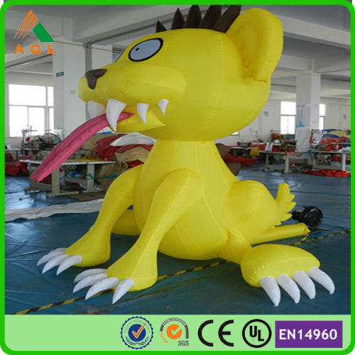 promotional yellow inflatable toy cartoon