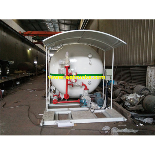 20m3 8MT Skid Mounted Propane Filling Plants