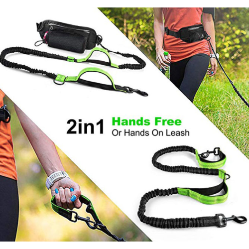 Bungee Black Free Dog Leash