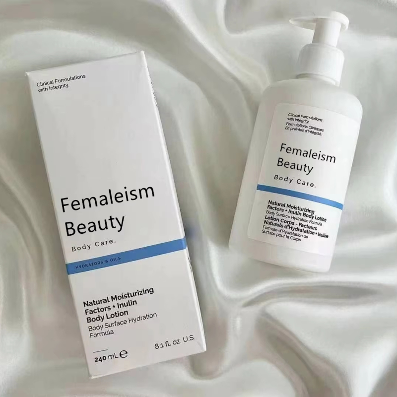 Natural Moisturizing Body Serum with Inulin for Hydration and Lotion Formula
