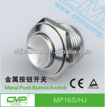 CMP 16mm metal momentary waterproof micro push button switch short ip67