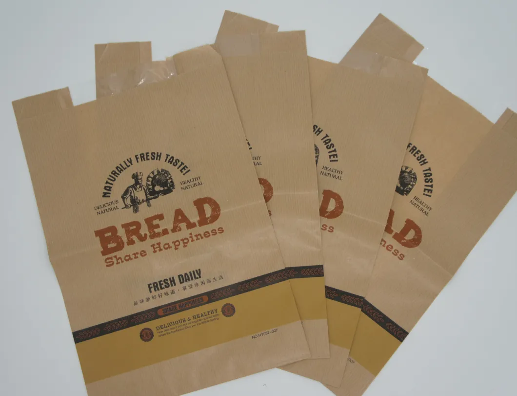 White and Brown Kraft Paper for Making Bags and Wrapping Food