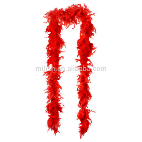 ( 2m length 60g) Party Cheap Carnival red feather boa MW-0181