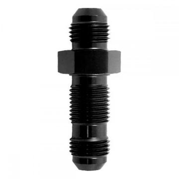 AN12 Straight Black bulkhead fitting oil cooling adapter